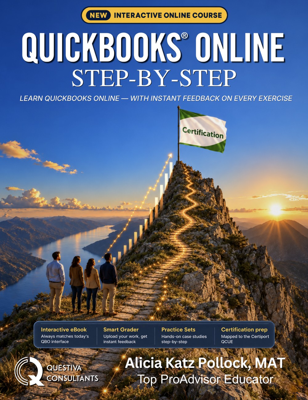 QuickBooks Online Step-by-Step, the QuickBooks Online textbook by Alicia Katz Pollock